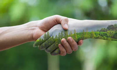 Hand in hand met de natuur