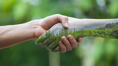 Hand in hand met de natuur