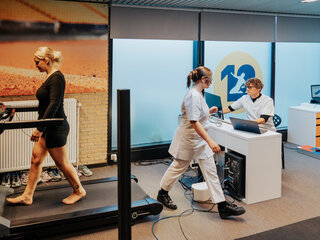 Podoloog in een sportclub