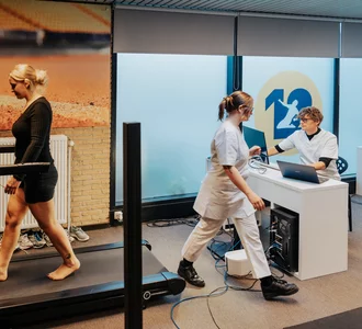 Podoloog in een sportclub